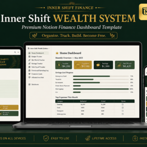 Notion Finance Template | Budget Tracker | Wealth Dashboard